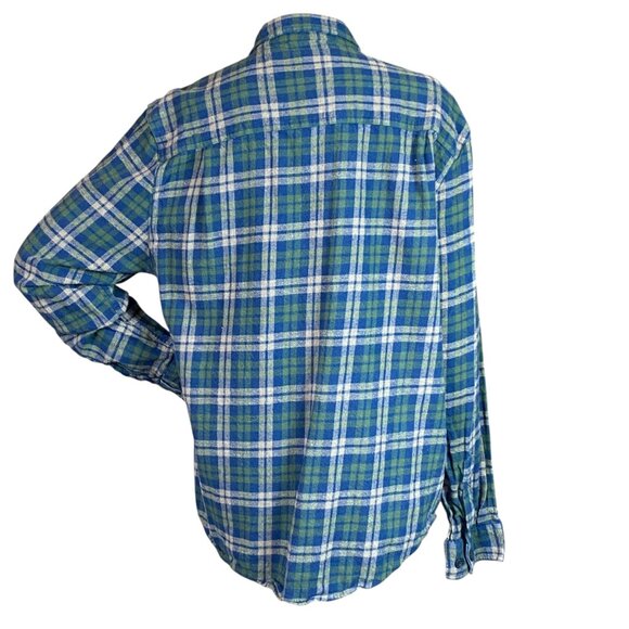 Field & Stream Plaid Cotton Flannel Button Down Shirt XL #51S - Picture 4 of 8